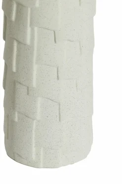 Light en Living Vaas deco Ø14,5x42 cm LEIMA keramiek mat crème