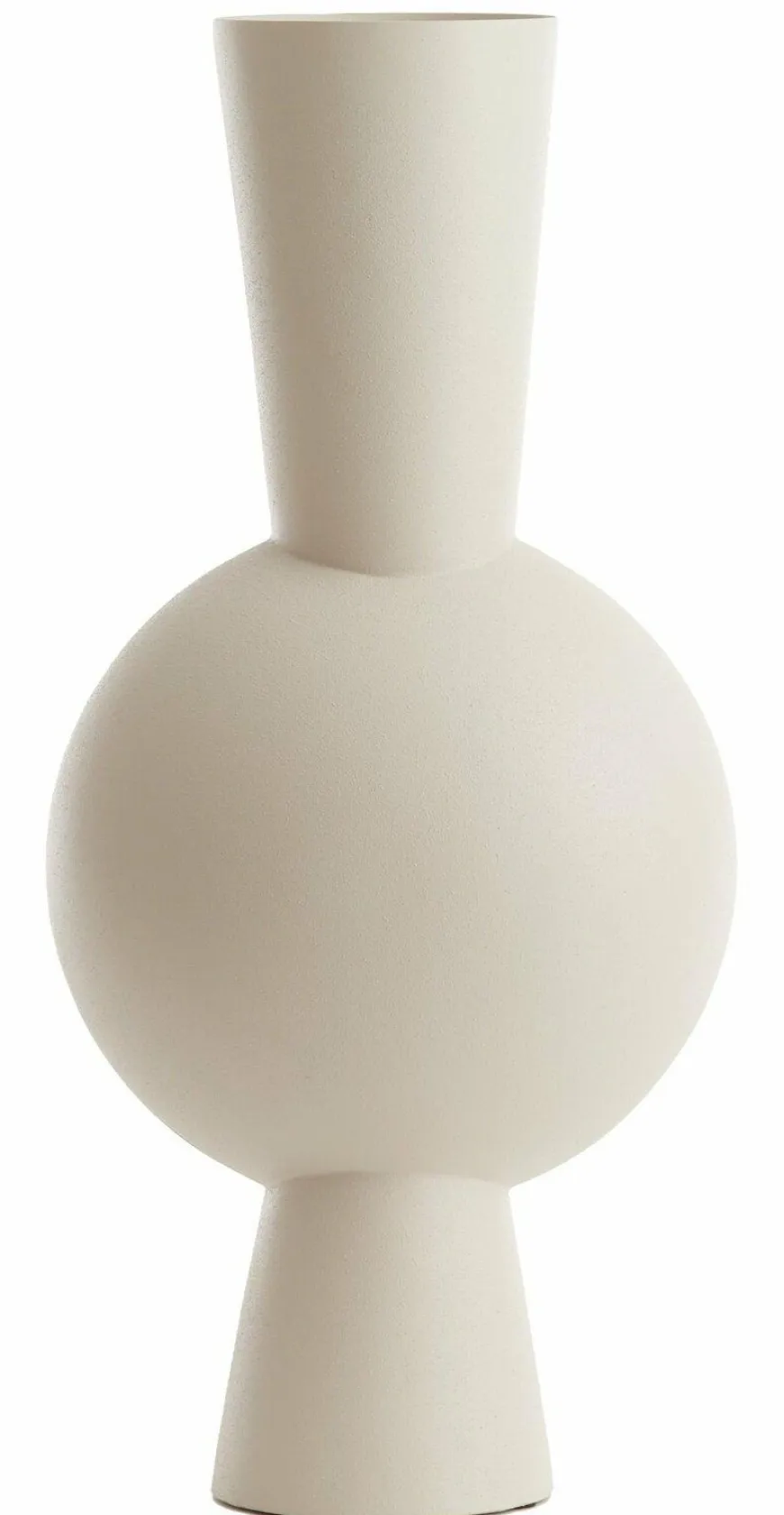 Light en Living Vaas deco 37,5x22x81 cm KAVANDU crème