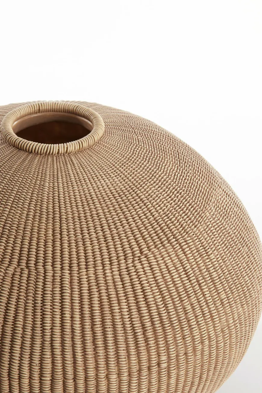 Light en Living Vaas deco Ø46x37 cm VALERIE licht bruin