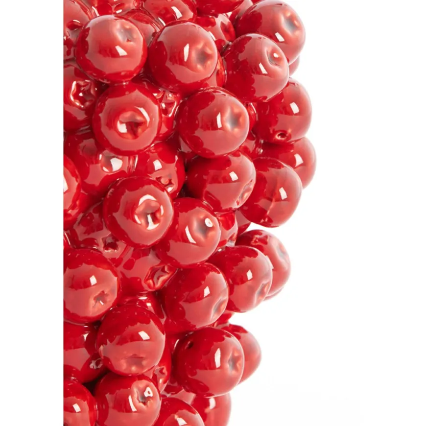 Light en Living Vaas deco Ø25,5x27 cm BERRIES keramiek rood