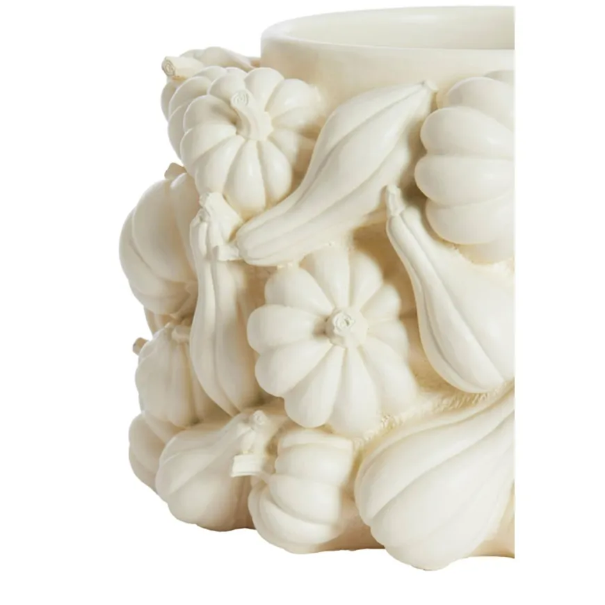 Light en Living Vaas deco Ø28x18 cm PUMPKIN crème