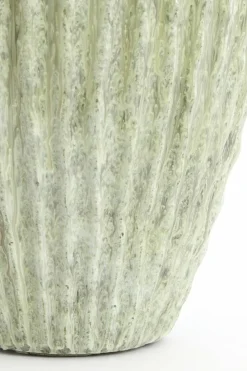 Light en Living Vaas deco Ø29x37 cm CACTI shiny mint groen
