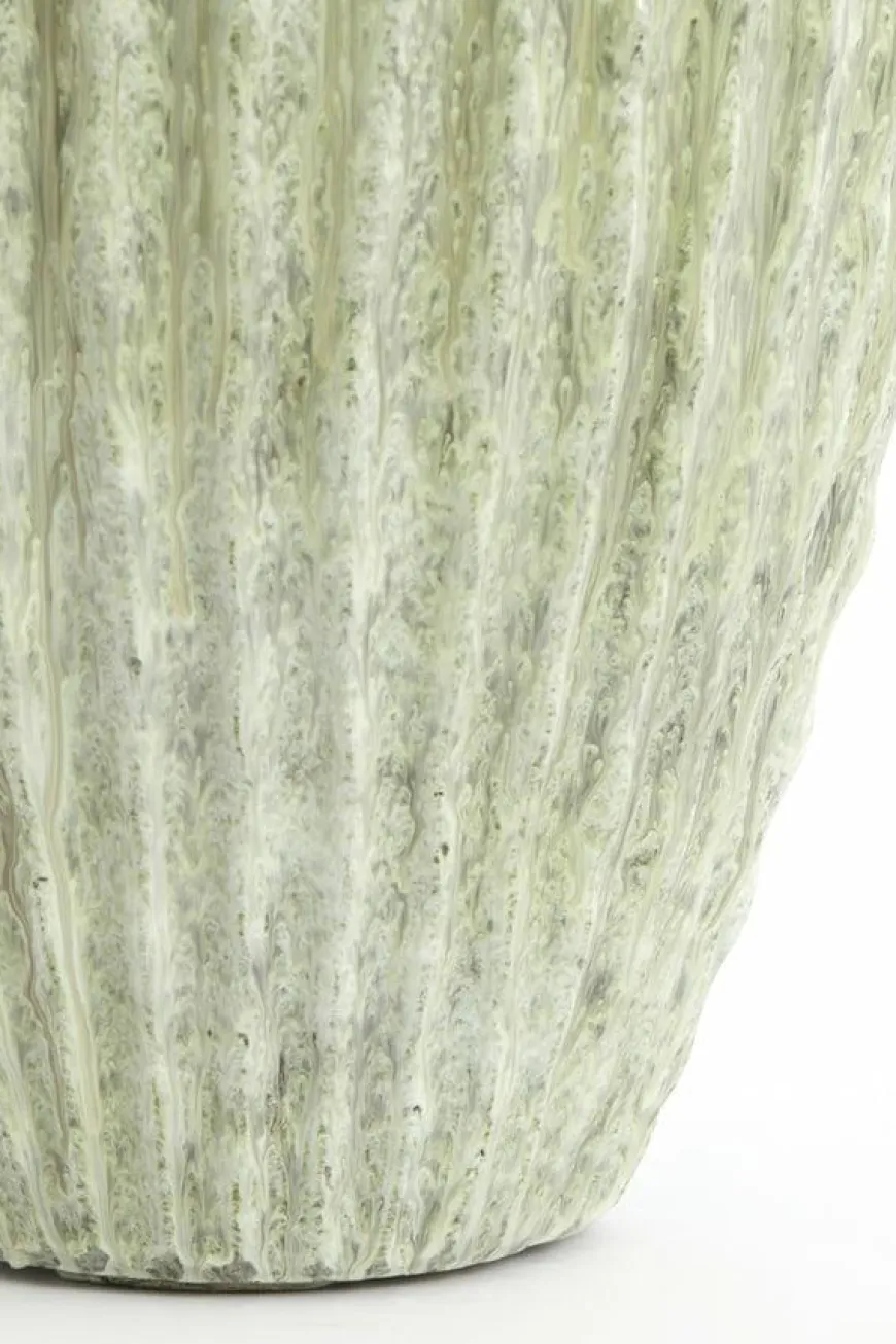Light en Living Vaas deco Ø29x37 cm CACTI shiny mint groen