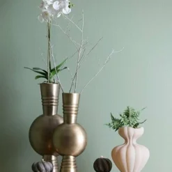 Light en Living Vaas deco Ø18X54,5 cm cm KAVANSI antiek brons