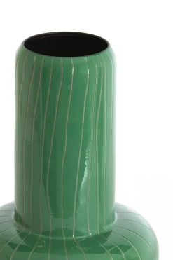 Light en Living Vaas deco Ø23x33 cm ASANO groen-roze