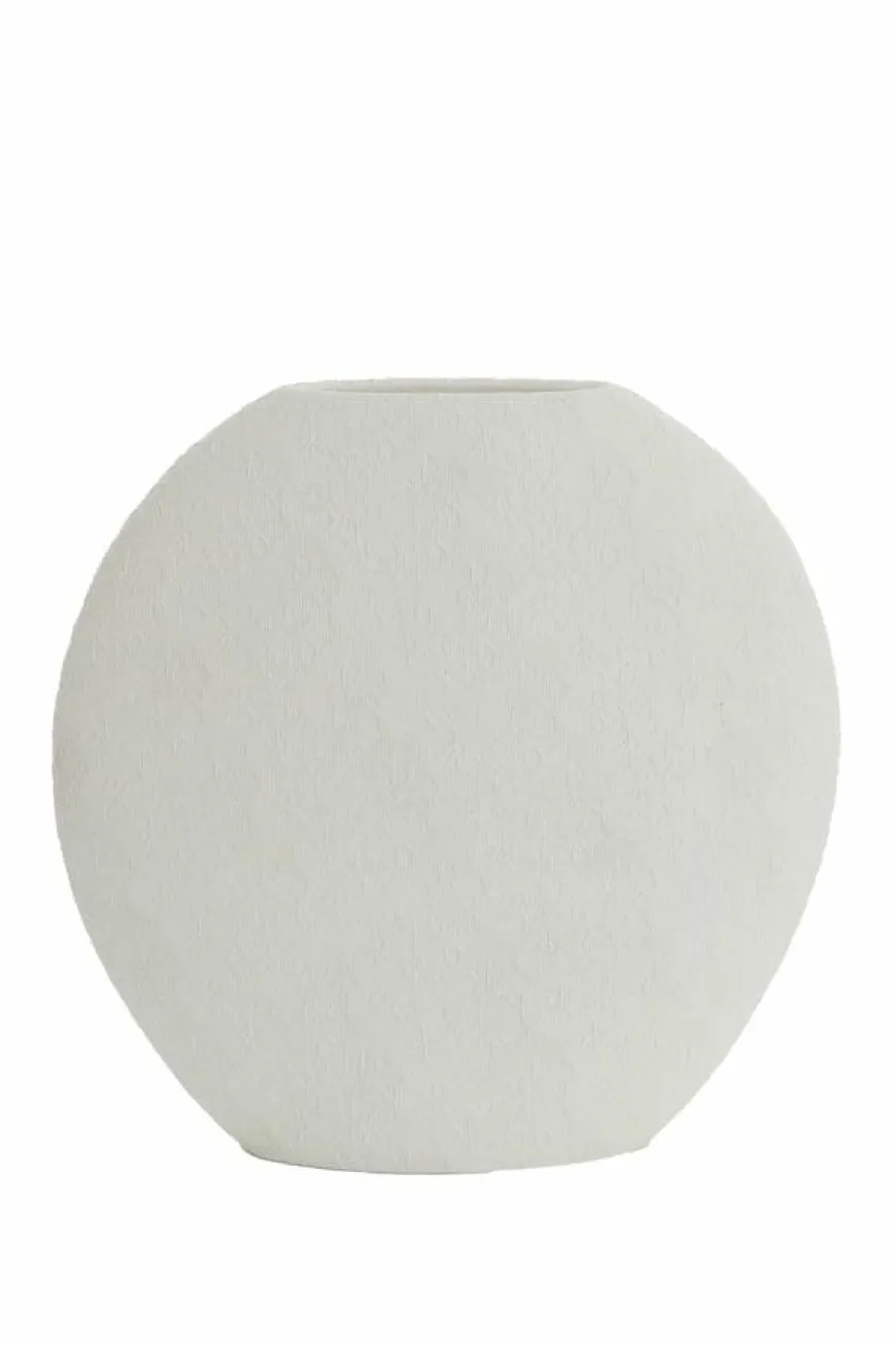 Light en Living Vaas deco 51x14x50 cm RENDA crème