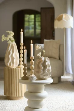 Light en Living Vaas Deco Ø22,5X37,5 cm NELANI mat crème