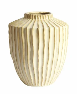 Light en Living Vaas deco Ø32X40 cm TALEA keramiek zand-beige