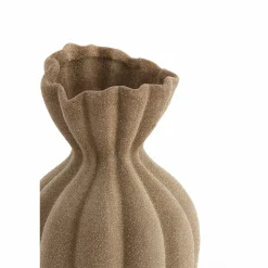 Light en Living Vaas deco Ø19x35,5 cm SILLIAN keramiek mat bruin