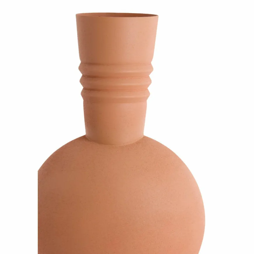 Light en Living Vaas deco Ø14x40 cm KAVANSI mat terra-roze