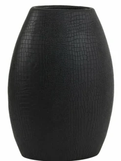 Light en Living Vaas deco 35x20,5x49,5 cm MAMBAS zwart