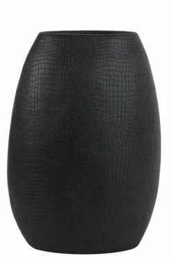 Light en Living Vaas deco 35x20,5x49,5 cm MAMBAS zwart