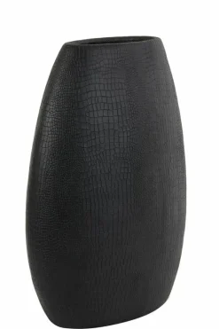 Light en Living Vaas deco 35x20,5x49,5 cm MAMBAS zwart