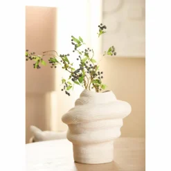 Light en Living Vaas deco 33,5x32x34 cm LUZZ mat crème