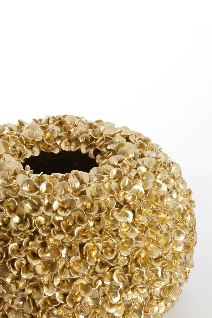 Light en Living Vaas deco Ø38x23 cm PHYLIA goud