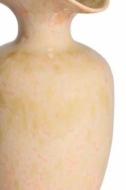Light en Living Vaas deco 17x16x28 cm MARILLO keramiek light peach