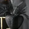 Light en Living Vaas deco Ø35x27 cm FINOU mat zwart