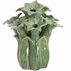 Light en Living Vaas deco Ø21,5x23,5 cm SAMPAGA keramiek blauw-groen