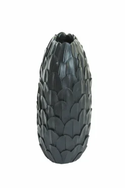 Light en Living Vaas deco FEDER zwart