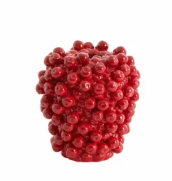 Light en Living Vaas deco Ø20X22,5 cm BERRIES keramiek rood