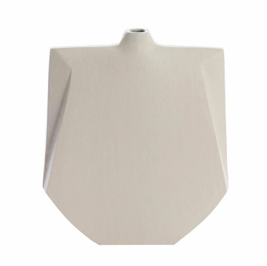 Light en Living Vaas deco 27,5x7x32,5 cm MAKAHA crème
