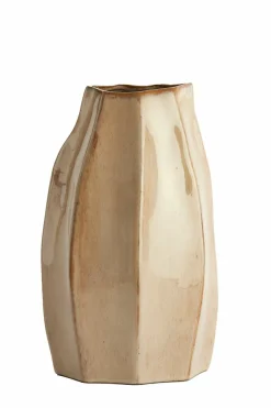 Light en Living Vaas deco 25,5x21,5x42,5 cm CHIADO glans beige