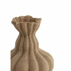 Light en Living Vaas deco Ø17x26 cm SILVIO keramiek mat bruin