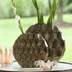 Light en Living Vaas deco 40X11X41 cm ORLAN goud