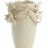 Light en Living Vaas deco 29X28X36,5 cm FISH keramiek creme