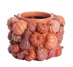 Light en Living Vaas deco Ø28x18 cm PUMPKIN rood