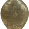 Light en Living Vaas deco 29,5x8x31,5 cm SKELD antiek brons