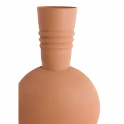 Light en Living Vaas deco Ø18x54,5 cm KAVANSI mat terra-roze