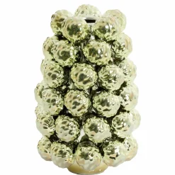 Light en Living Vaas deco Ø16x24,5 cm BUTANG keramiek metallic licht groen