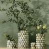 Light en Living Vaas deco Ø19X32,5 cm ZEEËGEL groen