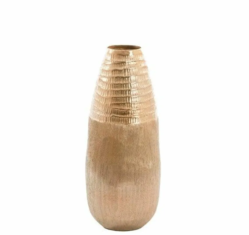 Light en Living Vaas deco Ø20x51 cm MAZAN goud