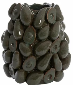 Light en Living Vaas deco Ø33x37,5 cm AVOCADO keramiek bruin+groen