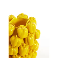 Light en Living Vaas deco 23,5x23x32,5 cm BELLPEPPER keramiek glanzend geel