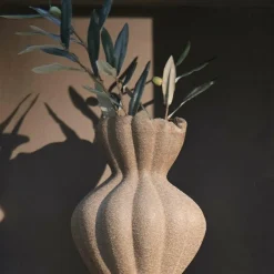 Light en Living Vaas deco Ø20,5x24,5 cm SILLIAN keramiek mat bruin