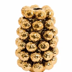 Light en Living Vaas deco Ø16x24,5 cm BUTANG keramiek metallic goud