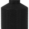 Light en Living Vaas deco Ø20x22,5 cm WICK mat zwart