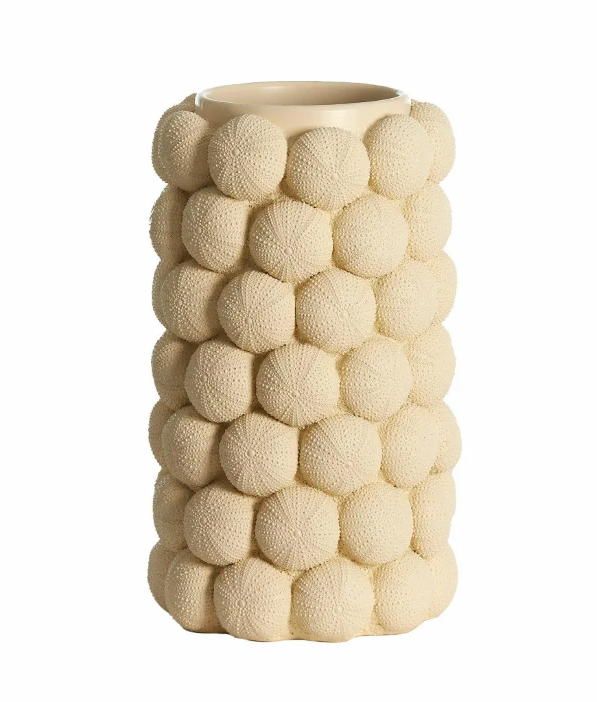 Light en Living Vaas deco Ø19X32,5 cm ZEEËGEL creme
