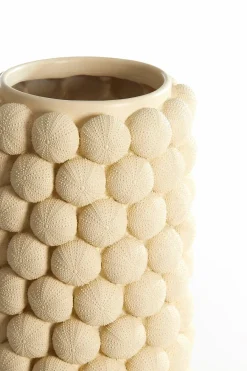 Light en Living Vaas deco Ø19X32,5 cm ZEEËGEL creme
