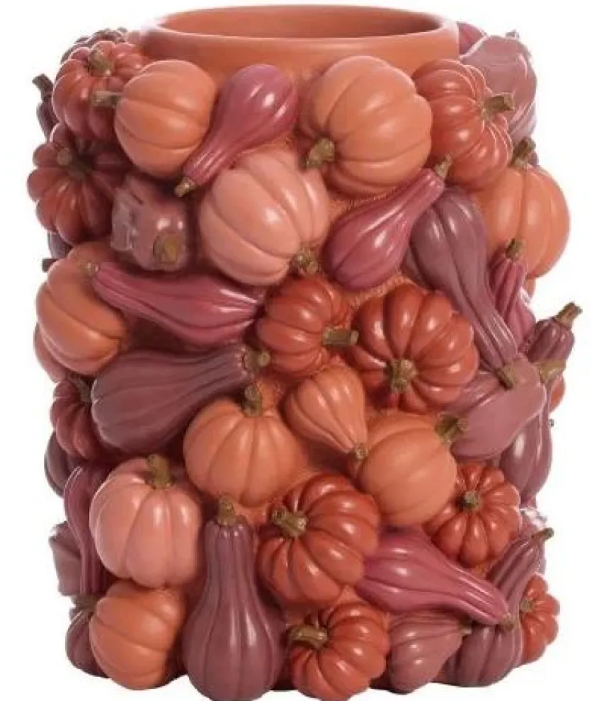 Light en Living Vaas deco Ø28x33 cm PUMPKIN rood