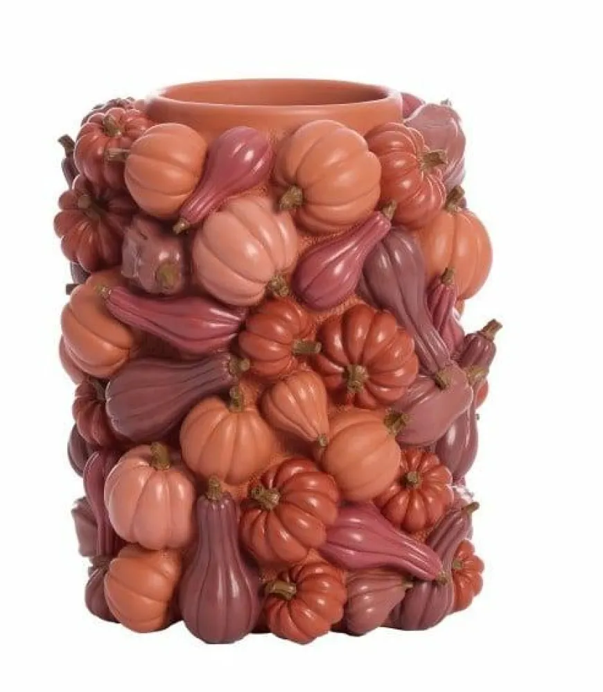 Light en Living Vaas deco Ø28x33 cm PUMPKIN rood