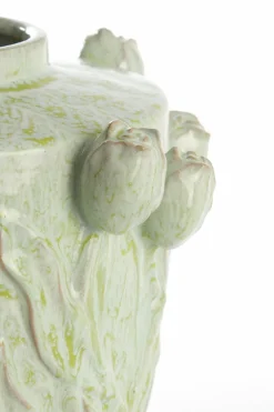 Light en Living Vaas deco Ø32x32 cm JUANA keramiek mint groen