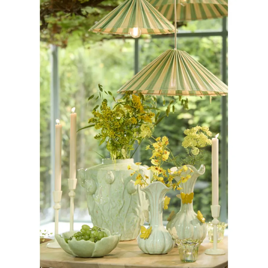 Light en Living Vaas deco Ø32x32 cm JUANA keramiek mint groen