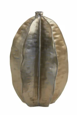 Light en Living Vaas deco AKOSI keramiek mat koper Ø12,5x20 cm