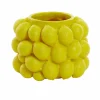 Light en Living Vaas deco Ø24,5x18 cm LEMON geel