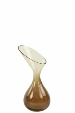 Light en Living Vaas deco Herley bruin - 2 maten