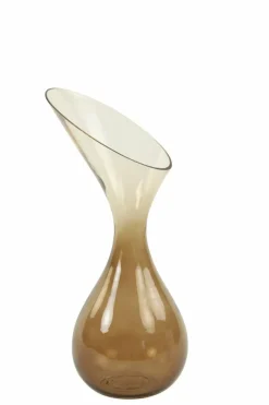 Light en Living Vaas deco Herley bruin - 2 maten